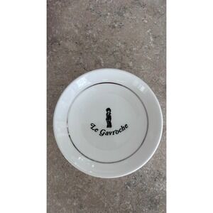 Vintage Wedgwood Le Gavroche London Restaurant Bone China Butter Pat Dish White